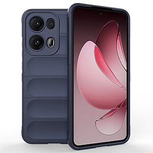 Θήκη Oppo Reno13 Pro 5G Mad Mask Rugged Armor από σκληρό Premium TPU μπλε σκούρο
