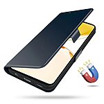 Θήκη Realme 14 5G / P3 5G OEM Skin Pro ultra thin V2 με βάση στήριξης, υποδοχή καρτών και μαγνητικό κούμπωμα Flip Wallet από συνθετικό δέρμα και TPU μπλε - Image 4
