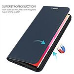 Θήκη Realme 14 5G / P3 5G Mad Mask Skin Pro Series με βάση στήριξης, υποδοχή καρτών και μαγνητικό κούμπωμα Flip Wallet από συνθετικό δέρμα και TPU μπλε - Image 3