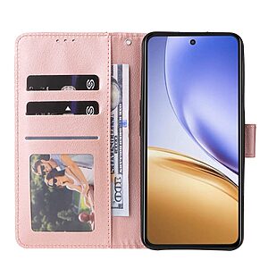 υποδοχές καρτών και μαγνητικό κούμπωμα ροζ χρυσό