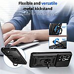 Θήκη Realme 14 5G / P3 5G Mad Mask Camshield Armor Guard Πλάτη με προστασία για την κάμερα, Kickstand και Βάση στήριξης από σκλήρό Premium TPU μαύρο - Image 3