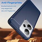 Θήκη Realme 14 5G / P3 5G Mad Mask Brushed TPU Carbon Πλάτη μπλε - Image 3