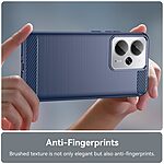 Θήκη Realme 14 5G / P3 5G Mad Mask Brushed TPU Carbon Πλάτη μπλε - Image 5