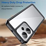 Θήκη Realme 14 5G / P3 5G OEM Sockproof ανθεκτική και ελαφριά με διάφανη Πλάτη και ενισχυμένες γωνίες TPU μαύρο - Image 2