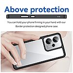 Θήκη Realme 14 5G / P3 5G OEM Sockproof ανθεκτική και ελαφριά με διάφανη Πλάτη και ενισχυμένες γωνίες TPU μαύρο - Image 3