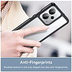 Θήκη Realme 14 5G / P3 5G OEM Sockproof ανθεκτική και ελαφριά με διάφανη Πλάτη και ενισχυμένες γωνίες TPU μαύρο - Image 4