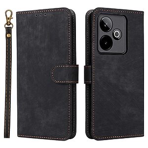 Θήκη Realme GT 7 5G / GT 7T 5G Mad Mask RFID Blocking V2 Προστασία Ασύρματης Ανάγνωσης Καρτών Leather με βάση στήριξης