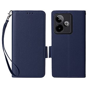 Θήκη Realme GT 7 5G / GT 7T 5G Mad Mask Leather Wallet handbag litchi με βάση στήριξης