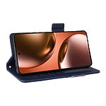 Θήκη Realme GT 7 5G / GT 7T 5G Mad Mask Leather Wallet handbag litchi με βάση στήριξης, υποδοχές καρτών και μαγνητικό κούμπωμα μπλε σκούρο - Image 4