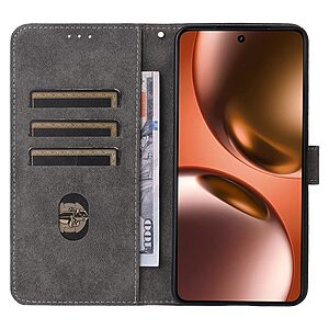 υποδοχές καρτών και μαγνητικό κούμπωμα μωβ