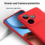 Θήκη Realme GT 7 5G / GT 7T 5G OEM Soft Liquid Silicone Πλάτη σιλικόνης με κορδόνι κόκκινο - Image 4