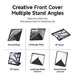 Θήκη iPad Air (2024) 13" / iPad Air (2025) 13" DUX DUCIS Magi Series Tri-Fold με πολλαπλές θέσεις στήριξης, ειδική θέση για πενάκι και διάφανη ενισχυμένη πλάτη μαύρο - Image 5