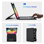 Θήκη iPad Pro (2024) 11" DUX DUCIS Θήκη Tablet, DK Series Συνθετικό Δέρμα, Flip Cover, με Βάση πολλαπλών θέσεων και Αποσπώμενο Πληκτρολόγιο Touchpad μαύρο - Image 5