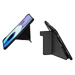 Θήκη iPad Pro (2024) 11" NiLLkin Bumper Series με συρόμενο κάλυμμα κάμερας Tri-Fold Flip Cover από TPU και διπλή ενισχυμένη αποσπώμενη πλάτη μαύρο - Image 4