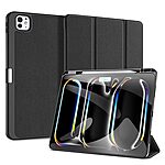 Θήκη iPad Pro (2024) 13" DUX DUCIS Domo Series Tri-Fold με ειδική θέση για πενάκι και ενισχυμένη εσωτερική πλάτη μαύρο