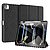 Θήκη iPad Pro (2024) 13" DUX DUCIS Domo Series Tri-Fold με ειδική θέση για πενάκι και ενισχυμένη εσωτερική πλάτη μαύρο