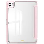 Θήκη iPad Pro (2024) 13" Mad Mask Tri-Fold με ειδική θέση για πενάκι και διάφανη ενισχυμένη πλάτη ροζ - Image 2