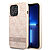 Guess "4G Logo Collection" Printed Stripe Θήκη προστασίας από δερματίνη – iPhone 13 Pro (Ροζ)