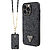 Guess “4G Metal Logo Strass Collection” Crossbody Case Θήκη προστασίας από δερματίνη με λουράκι – iPhone 15 Pro (Μαύρο – GUHCP15LP4TDSCPK)