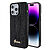 Guess "Sequin Script Metal" Hard Case iPhone 15 Pro Max (Black – GUHCP15XPSFDGSK)