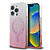 Guess Magsafe “Glitter Gradient” Hard Case Θήκη προστασίας από σκληρό πλαστικό – iPhone 16 Pro (Ροζ – GUHMP16LHGRCELP)