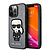 Karl Lagerfeld Ikonik Patch Saffiano Hard Case Θήκη προστασίας από δερματίνη – iPhone 13 Pro (ασημί – KLHCP13LOKPG)