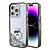 Karl Lagerfeld Ikonik Case Choupette Θήκη προστασίας από Liquid σιλικόνη – iPhone 15 Pro Max (Clear / Silver Glitter – KLHCP15XLKCNSK)