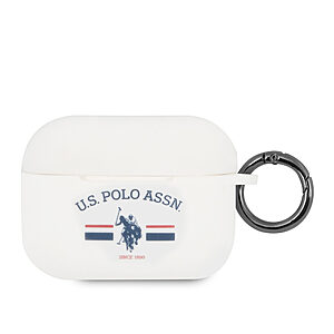 U.S. Polo Assn. “FL. Logo Collection” Θήκη προστασίας από σιλικόνη για Apple Airpods Pro (White – USACAPSFGH)