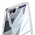 Θήκη Samsung Galaxy Z Flip7 5G GKK Διάφανο προστατευτικό V2 με ανθεκτική κατασκευή και ενσωματωμένη προστασία μικρής οθόνης και κάμερας μαύρο - Image 5