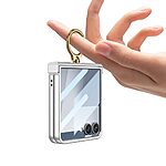 Θήκη Samsung Galaxy Z Flip7 5G GKK Προστατευτική Κατασκευή V2 από Σκληρό Υλικό με Μεταλλικό Δαχτυλίδι μωβ - Image 3