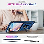 Θήκη Samsung Galaxy Z Flip7 5G Mad Mask Πλάτη Thin Armor με Μαγνητικό δαχτυλίδι και Βάση στήριξης TPU μπλε - Image 2