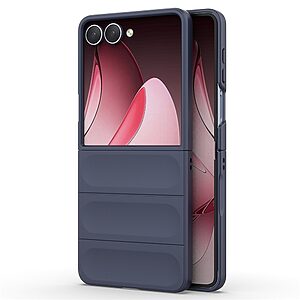 Θήκη Samsung Galaxy Z Flip7 5G Mad Mask Rugged Armor από σκληρό Premium TPU μπλε σκούρο