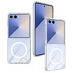 Θήκη Samsung Galaxy Z Flip7 5G OEM Clear Style V4 Shockproof συμβατό με MagSafe φορτιστή Transparent Πλάτη TPU - Image 2