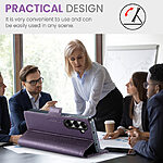 Θήκη Samsung Galaxy Z Fold7 5G CASEME 023 Series Πορτοφόλι με βάση στήριξης, υποδοχές καρτών και μαγνητικό κούμπωμα από συνθετικό δέρμα και TPU μωβ - Image 3