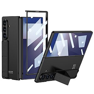 Θήκη Samsung Galaxy Z Fold7 5G GKK Premium Προστασία V2 με ενσωματωμένο σταντ και θωρακισμένο PC υλικό
