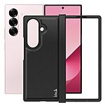 Θήκη Samsung Galaxy Z Fold7 5G IMAK Ruiyi Series με υφή Carbon Fiber από συνθετικό δέρμα και σκληρό πλαστικό μαύρο - Image 2