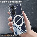 Θήκη Samsung Galaxy Z Fold7 5G OEM Clear Style Shockproof V2 συμβατό με MagSafe φορτιστή Transparent Πλάτη TPU - Image 5