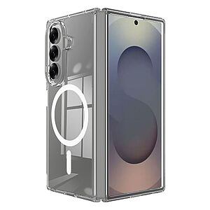 Θήκη Samsung Galaxy Z Fold7 5G OEM Clear Style Shockproof V3 συμβατό με MagSafe φορτιστή Transparent Πλάτη TPU