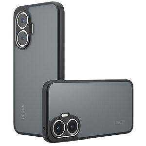 Θήκη Xiaomi Poco F7 5G BASEUS Skin Sensation Series Case Thin με matte επιφάνεια και ενισχυμένο Lens Protection Πλάτη TPU μαύρο