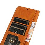 Θήκη Xiaomi Poco F7 5G KHAZNEH Leather Wallet Golden Clasp με βάση στήριξης, υποδοχές καρτών και μαγνητικό κούμπωμα μπλε - Image 4