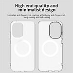 Θήκη Xiaomi Poco F7 5G Mad Mask Anti-Slip Shockproof συμβατό με MagSafe φορτιστή Transparent Πλάτη TPU λευκό - Image 3