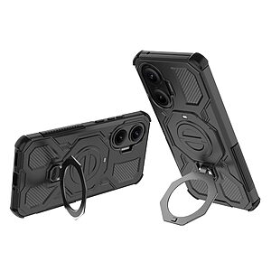 συμβατό με ασύρματη φόρτιση MagSafe και Βάση στήριξης TPU μαύρο