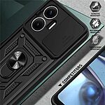 Θήκη Xiaomi Poco F7 5G Mad Mask Camshield Armor Guard v3 Πλάτη με προστασία για την κάμερα, Kickstand και Βάση στήριξης από σκληρό Premium TPU μαύρο - Image 3