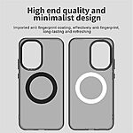 Θήκη Xiaomi Poco F7 5G Mad Mask Anti-Slip Shockproof συμβατό με MagSafe φορτιστή Transparent Πλάτη TPU μαύρο - Image 3