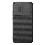 Θήκη Xiaomi Poco F7 5G NiLLkin Camshield Fiber Texture Series Πλάτη με προστασία για την κάμερα από σκληρό Premium TPU μαύρο - Image 3