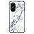 Θήκη Xiaomi Poco F7 5G OEM σχέδιο Marble με Πλάτη Tempered Glass TPU λευκό