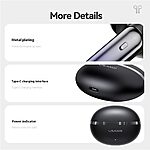 Ασύρματα Ακουστικά  Bluetooth USAMS In Ear Echo E02 Series Dual-mic με ANC + ENC και πρωτόκολλο σύνδεσης BT5.3 λευκό - Image 6