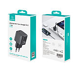 USAMS επιτοίχιος φορτιστής JC Series 20W mini Gan Fast Charger με 1 x Type-C (CC260TC02) - λευκός - Image 6