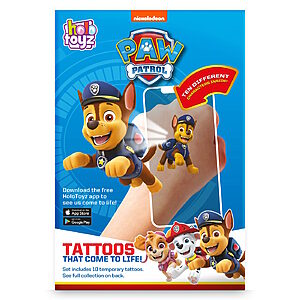 HoloToyz - Paw Patrol Augmented Reality Τατουάζ Επαυξημένης πραγματικότητας που ζωντανεύουν σε κινούμενα σχέδια