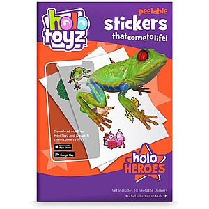 HoloToyz - Holo Heroes Augmented Reality Αυτοκόλλητα Επαυξημένης πραγματικότητας που ζωντανεύουν σε κινούμενα σχέδια